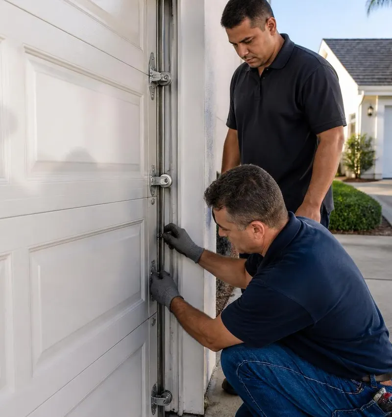 Off Track Door Repair in Nocatee